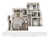 The Lakehouse Apartments Floor Plan 2x2 The Aquatic House